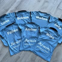 Bedrukt sportshirt als voorbeeldproduct